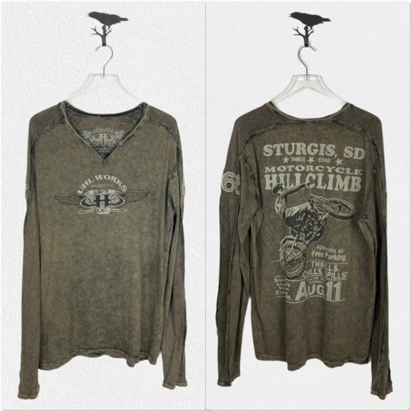 Uhlworks Sturgis Graphic Long Sleeve T-Shirt - Picture 1 of 8